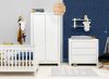 Bopita 3 delige babykamer Thijn met horizontale groeven Wit Thijn grooves online kopen