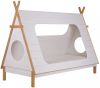 Trendhopper Tipi Bed Wit 90X200 Incl Lattenbodem online kopen