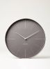 Karlsson Wandklokken Wall clock Normann station brushed case Grijs online kopen