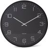 Karlsson Wandklokken Wall Clock Lofty Zwart online kopen