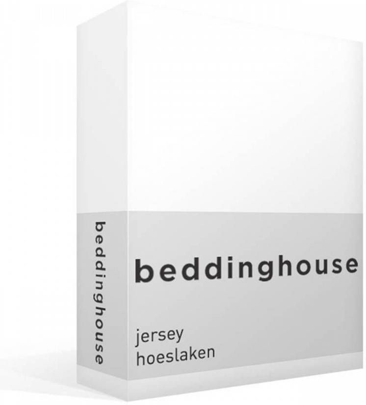 Beddinghouse Jersey Hoeslaken 100% Gebreide Jersey Katoen 1 persoons(70/90x200/220 Cm) White online kopen