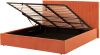 Beliani VION Bed met opberger oranje 180x200 online kopen