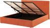 Beliani VION Bed met opberger oranje 180x200 online kopen