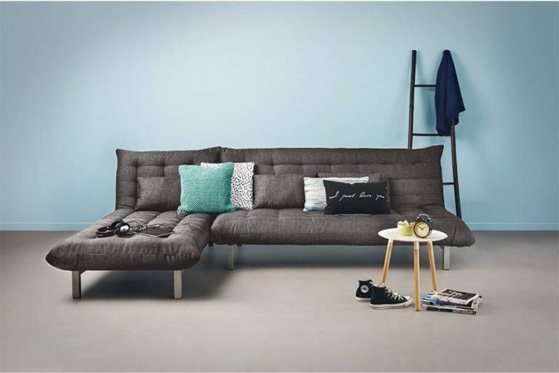 Beter Bed Select Slaapbank San Francisco 1 Persoons 90 x 190 x 37 cm grijs online kopen