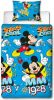 Disney Mickey Mouse Dekbedovertrek 100% Microvezel 1 persoons(135x200 Cm + 1 Sloop) 1 Stuk(74x48 Cm) Blauw online kopen