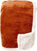 Dutch Decor CODY Plaid Potters Clay 150x200 cm Oranje Teddy online kopen
