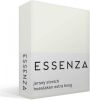 Essenza Premium Jersey Hoeslaken Extra Hoog 97% Gebreide Katoen 3% Elastan 1-persoons (90/100x200/220 Cm) Silver online kopen