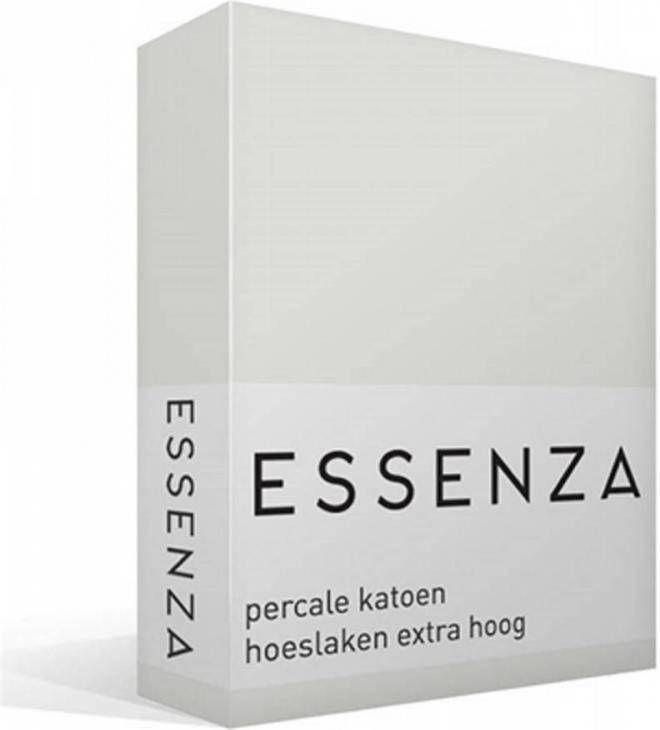 Essenza Premium Jersey Hoeslaken Extra Hoog 97% Gebreide Katoen 3% Elastan 1-persoons (90/100x200/220 Cm) Silver online kopen