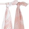 Jollein hydrofiele multidoek large 115x115 cm Nature pale pink set van 2 online kopen