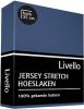 Livello Hoeslaken jersey Denim 180 x 220 cm online kopen