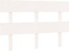VidaXL Hoofdbord 124x3x81 cm massief grenenhout wit online kopen