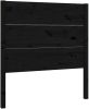 VidaXL Hoofdbord 81x4x100 cm massief grenenhout zwart online kopen
