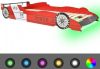 VidaXL Kinderbed raceauto met LED verlichting rood 90x200 cm online kopen