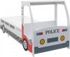 VidaXL Kinderbed politieauto met traagschuim matras 90x200 cm online kopen