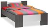 Beter Bed Basic Bed Woody 120 x 210 cm donkergrijs/aluminium online kopen
