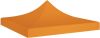 VIDAXL Partytentdak 270 g/m&#xB2, 2x2 m oranje online kopen