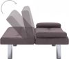VidaXL Slaapbank met twee kussens polyester taupe online kopen