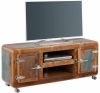 SIT Tv meubel Fridge Breedte 135 cm met koelkastgrepen, shabby chic, vintage online kopen