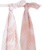 Jollein hydrofiele multidoek large 115x115 cm Nature pale pink set van 2 online kopen