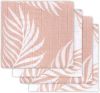 Jollein 2x Hydrofiele Multidoek Small 70x70 cm Nature Pale Pink 4 stuks online kopen