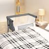VidaXL Babybed Met Matras Linnen Donkergrijs online kopen