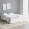 VidaXL Bedframe massief hout wit 140x190 cm online kopen