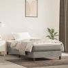 VidaXL Boxspring Met Matras Fluweel Lichtgrijs 80x200 Cm online kopen