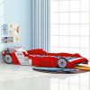 VidaXL Kinderbed raceauto rood 90x200 cm online kopen