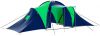 VidaXL Tent 9 persoons Polyester Blauw En Groen online kopen