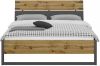 Beter Bed Basic Bed Edinburgh 140 x 200 cm eiken/grijs online kopen