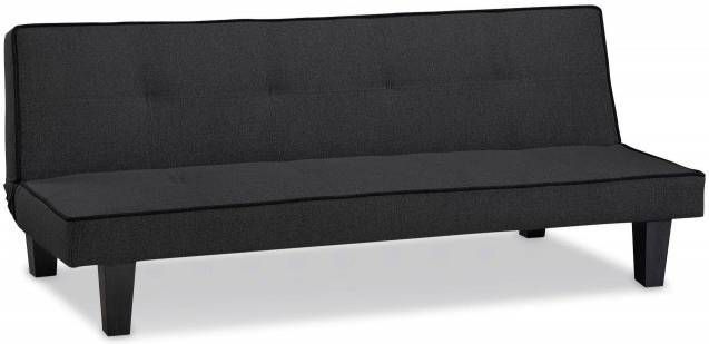 Beter Bed Basic Slaapbank Texas 96 x 180 x 33 cm zwart online kopen