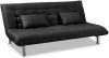 Beter Bed Select Slaapbank San Francisco Twijfelaar 126 x 190 x 37 cm zwart online kopen
