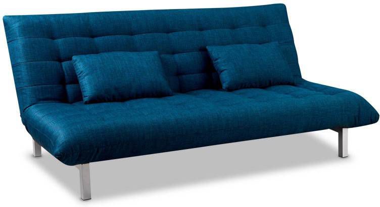 Beter Bed Select Slaapbank San Francisco 1 Persoons 90 x 190 x 37 cm blauw online kopen